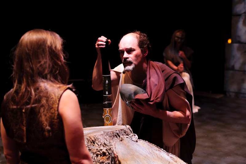 Carey Cahoon and Peter Josephson in Agamemnon