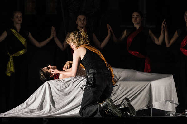 Romeo in Juliet's Tomb