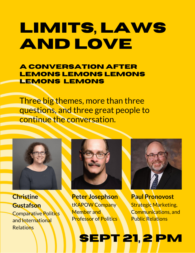 Limits Laws and Love - A conversation after Lemons...